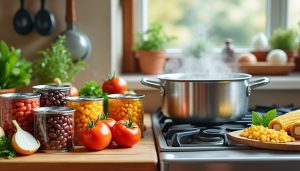 découvrez des recettes faciles et rapides utilisant des conserves, idéales pour dépanner en période de crise et cuisiner sans stress.