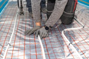 installation membranes plancher chauffant
