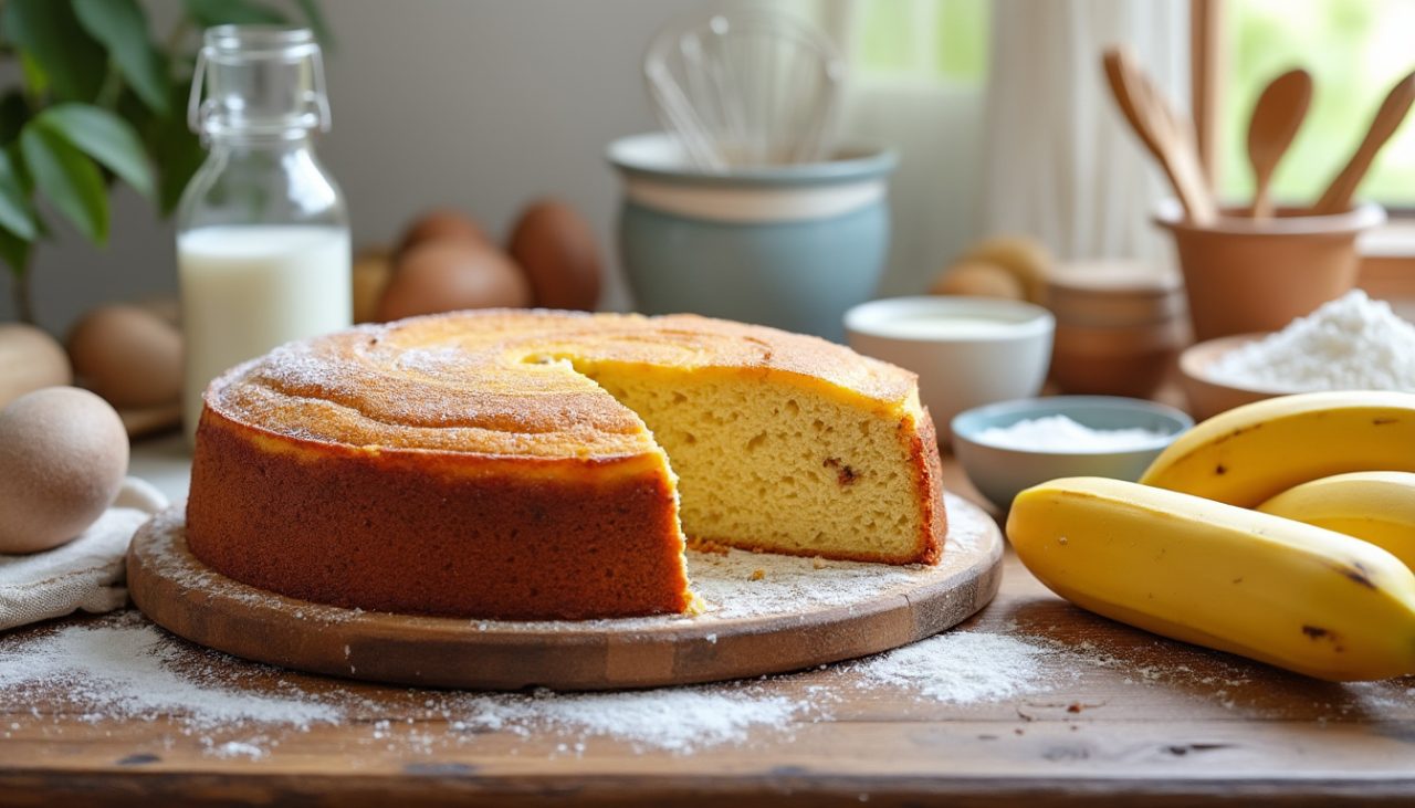 découvrez une recette facile de gâteau sans œuf ni lait, parfaite pour dépanner rapidement avec des ingrédients simples.