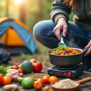 découvrez comment préparer facilement des repas complets et savoureux en utilisant un petit réchaud de camping, idéal pour vos aventures en plein air.