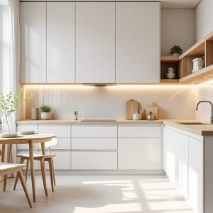 découvrez des astuces déco pour agrandir visuellement une petite cuisine : couleurs, rangements malins, éclairage et choix du mobilier.